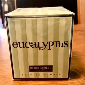 Henri Bendel Eucalyptus soy wax candle in original packaging